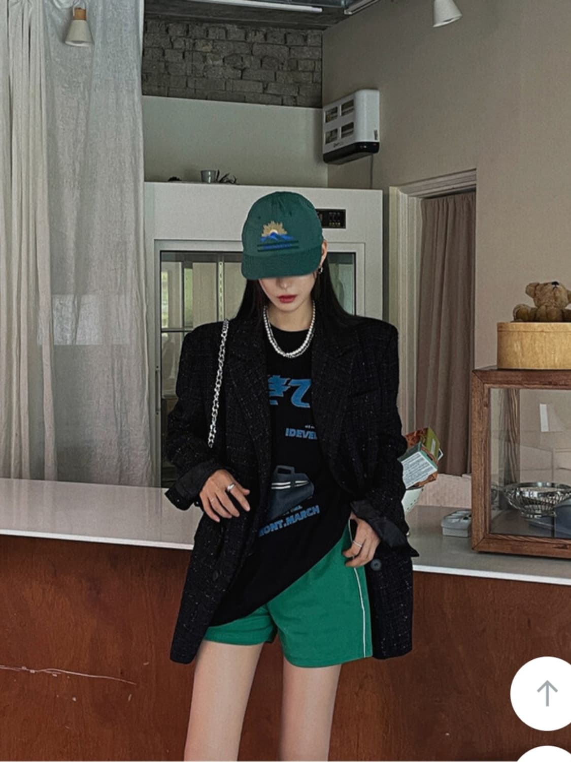 룩넌 비티 트위드 박시 자켓 상품이미지5