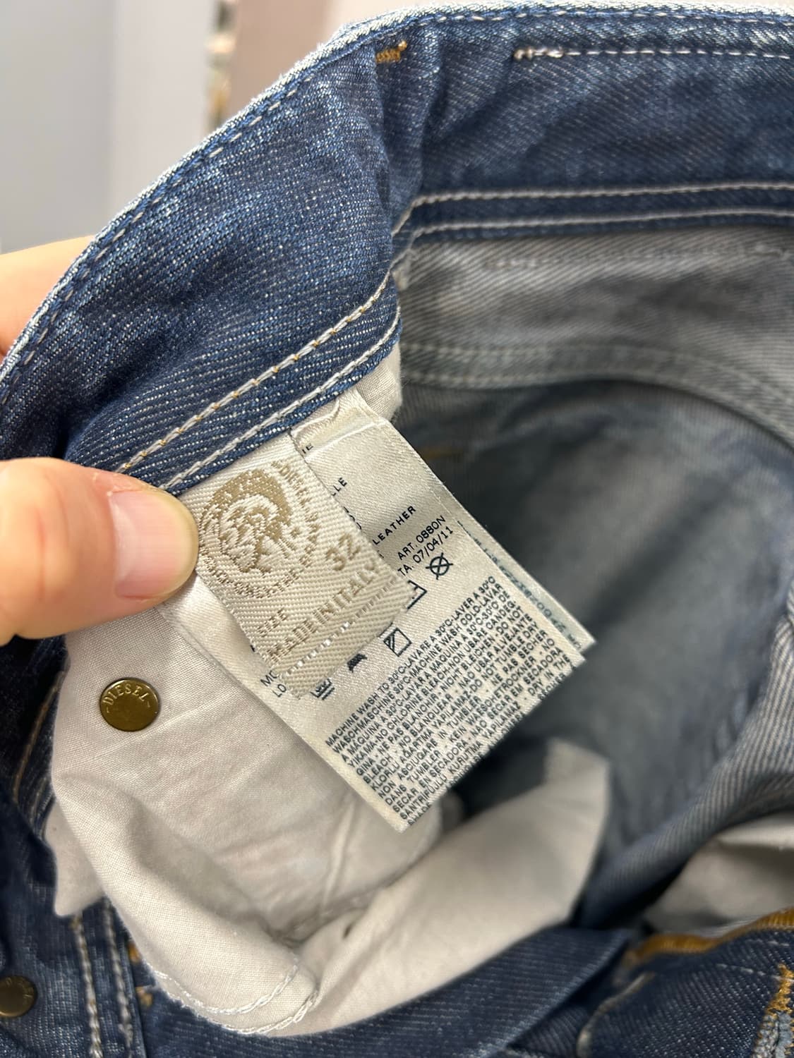 DIESEL 디젤 ZATINY 청바지 W32 L30 상품이미지7