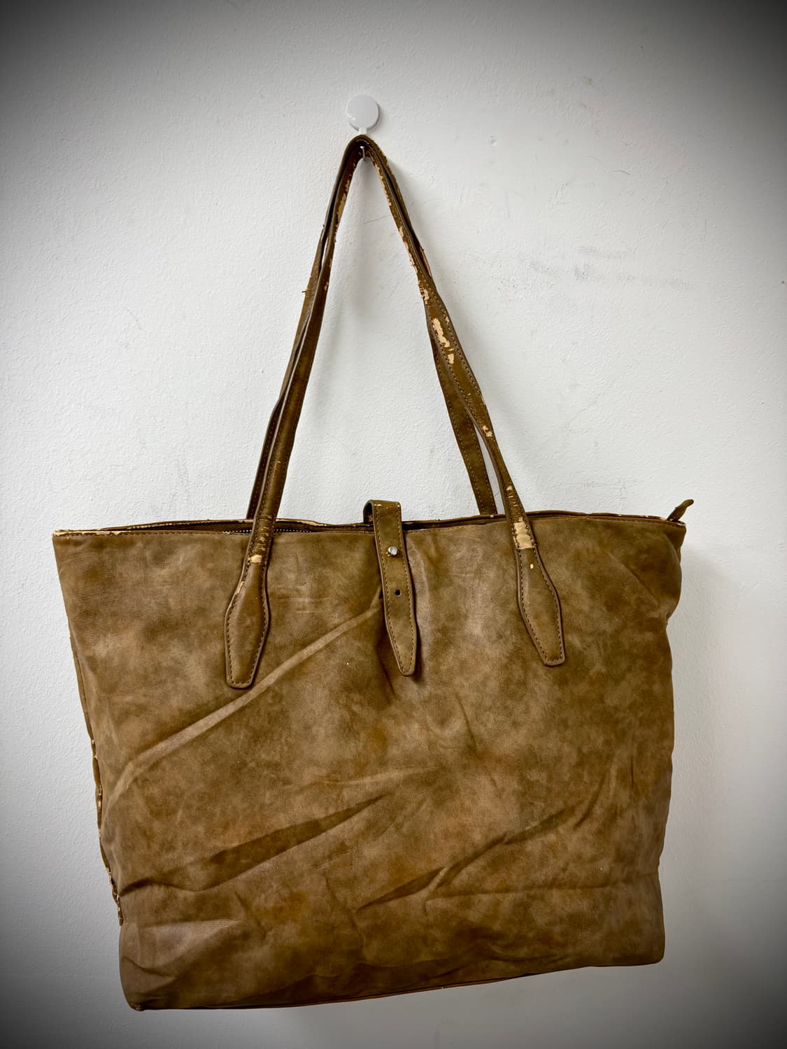 “FUGA” Minimal Brown Leather Bag 상품이미지9