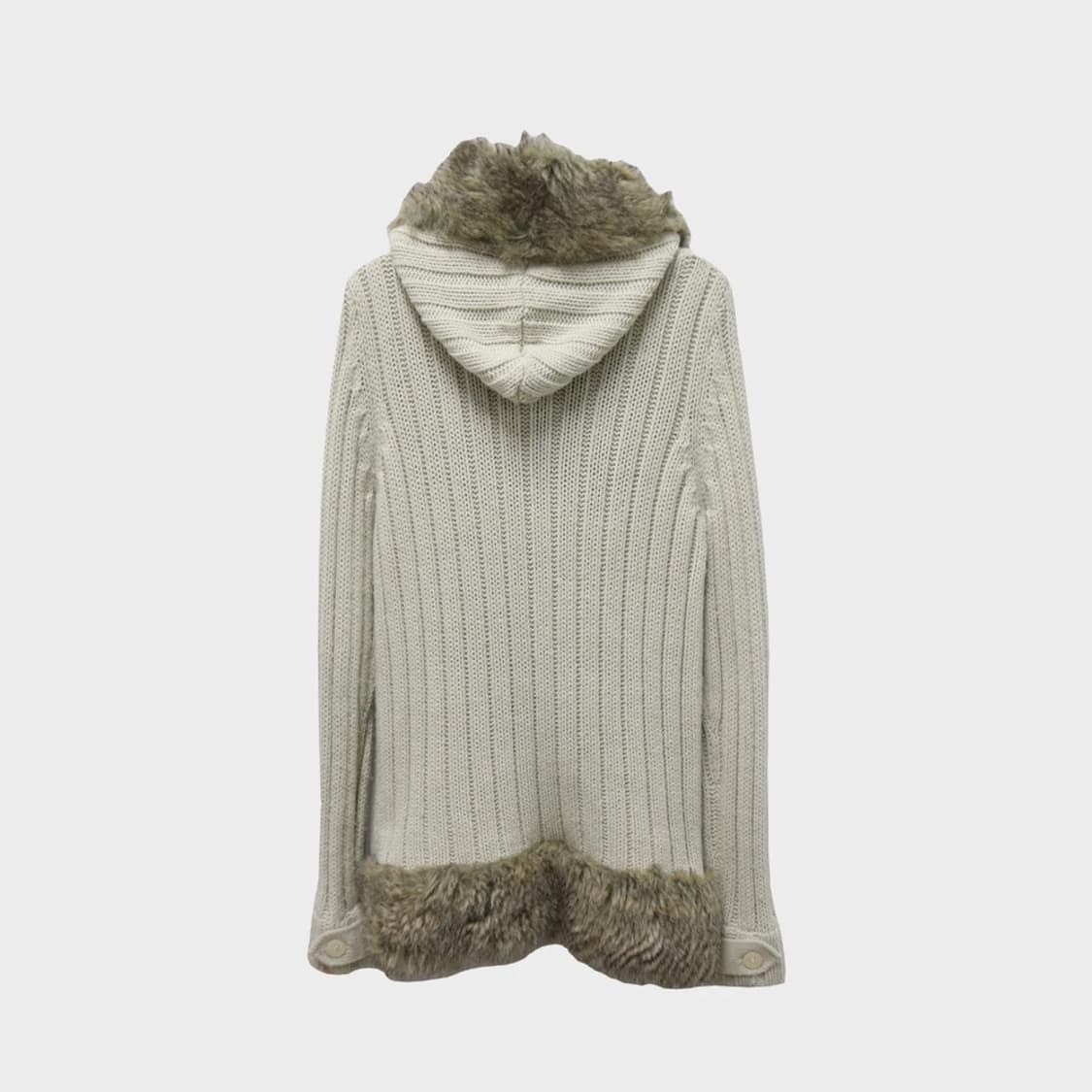 JUICY 퍼 포인트 니트 떡볶이 가디건 63466 상품이미지2