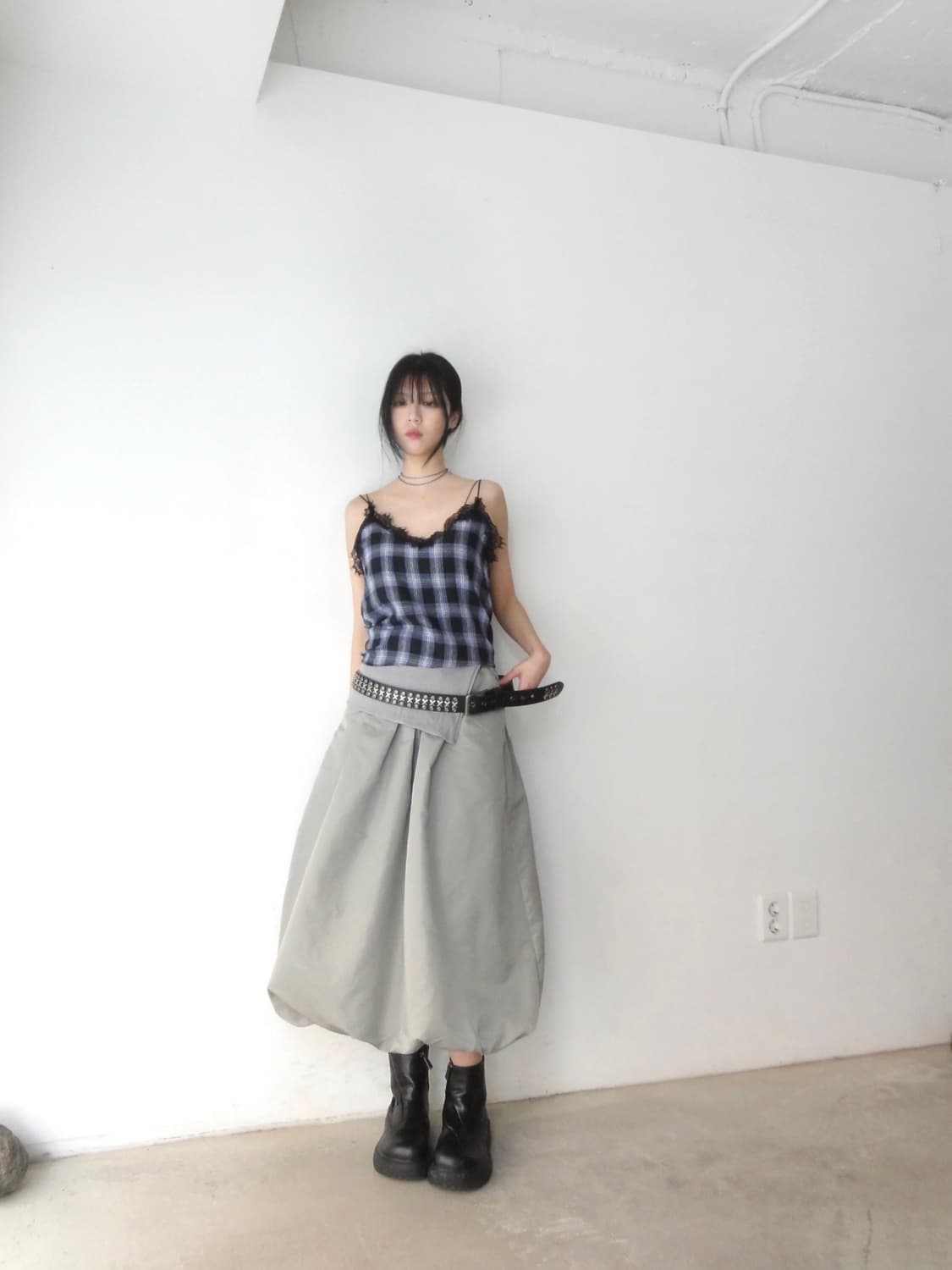 Ballon layer skirt & ops 상품이미지7