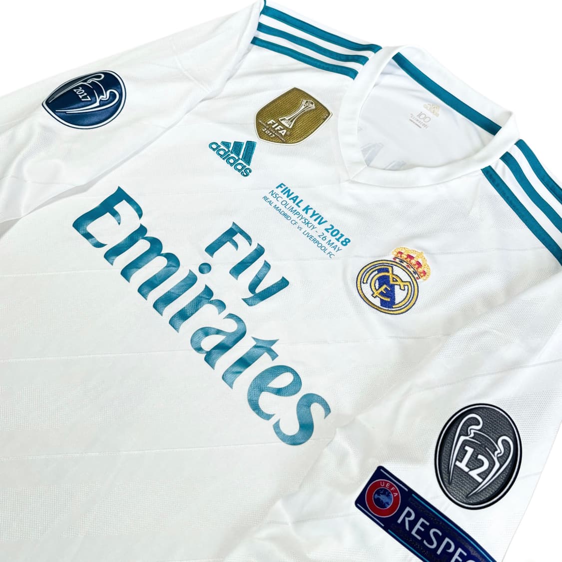 레알 마드리드 17 18 홈 호날두 긴팔 유니폼 챔스  상품이미지4
