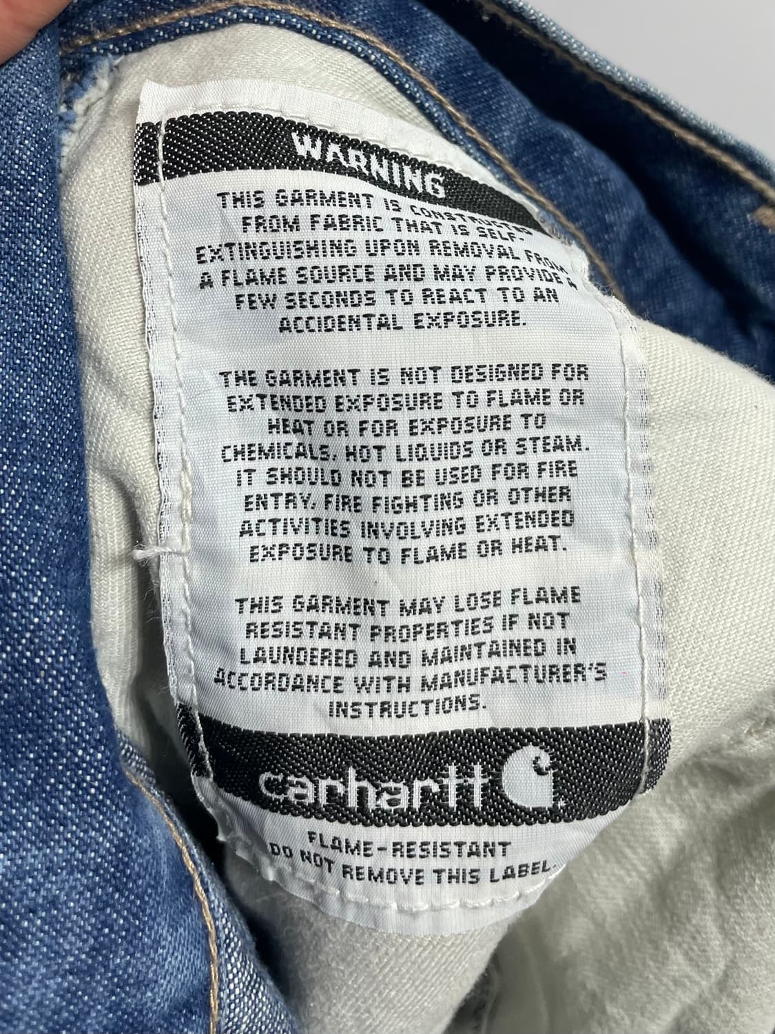 칼하트 OG USA 카펜터 워크 데님 팬츠  (onp.33) 상품이미지9