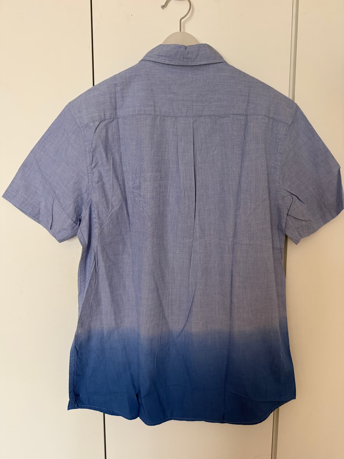 스투시 DIP DYE S/SL SHIRT 셔츠 블루 새제품 상품이미지2