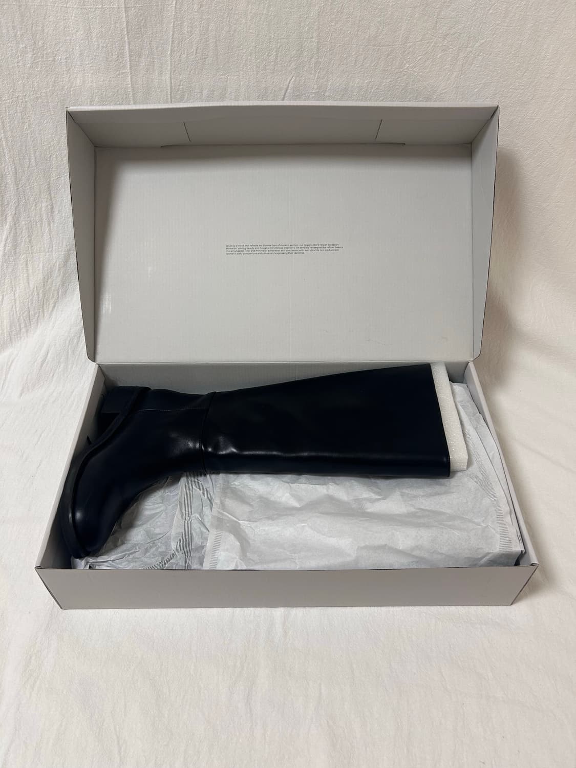 EPURE 모노 롱부츠 블랙 240mm 상품이미지1