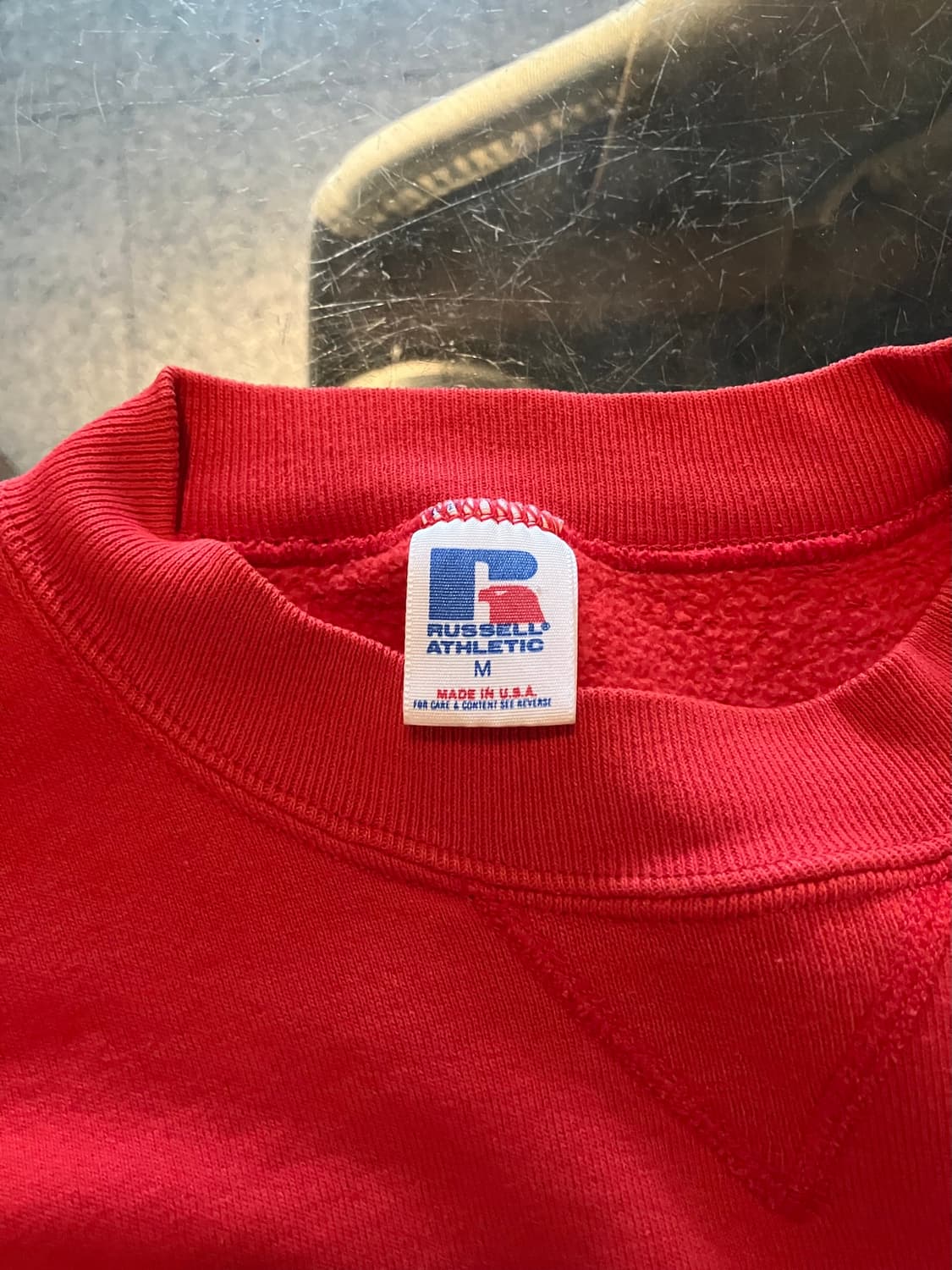 80s USA 빈티지 러셀 플레인 스웻 셔츠 맨투맨 상품이미지6