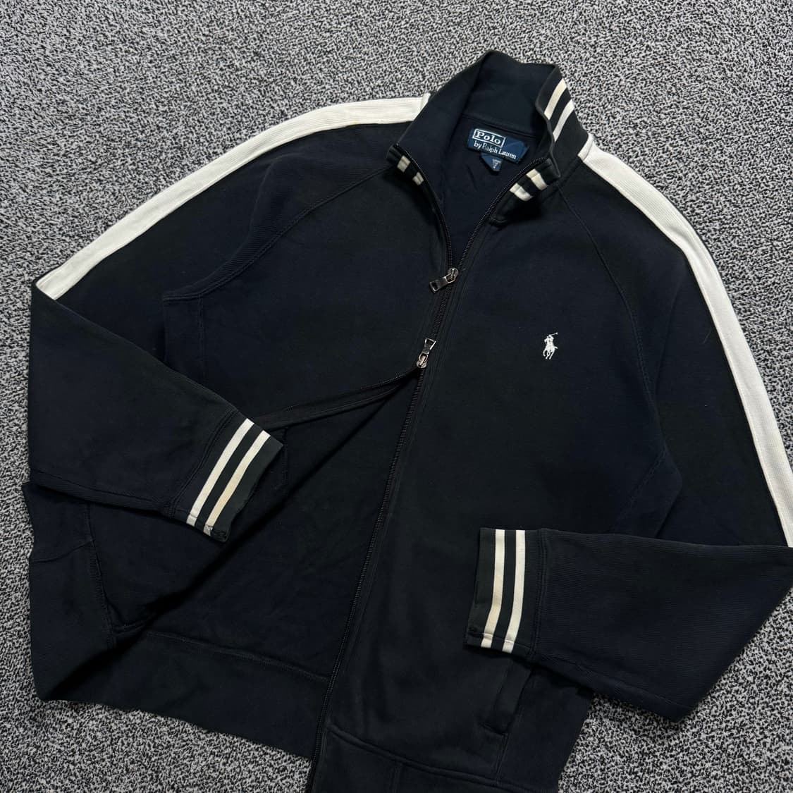 Name : 폴로 랄프로렌 사이드라인 블랙컬러 스웻집업 :)  상품이미지2