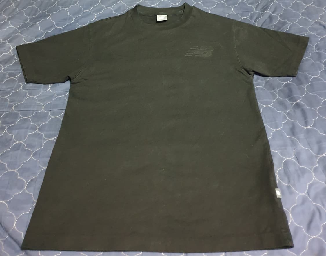 뉴발란스 볼륨로고 반팔티 블랙 (S) 상품이미지1