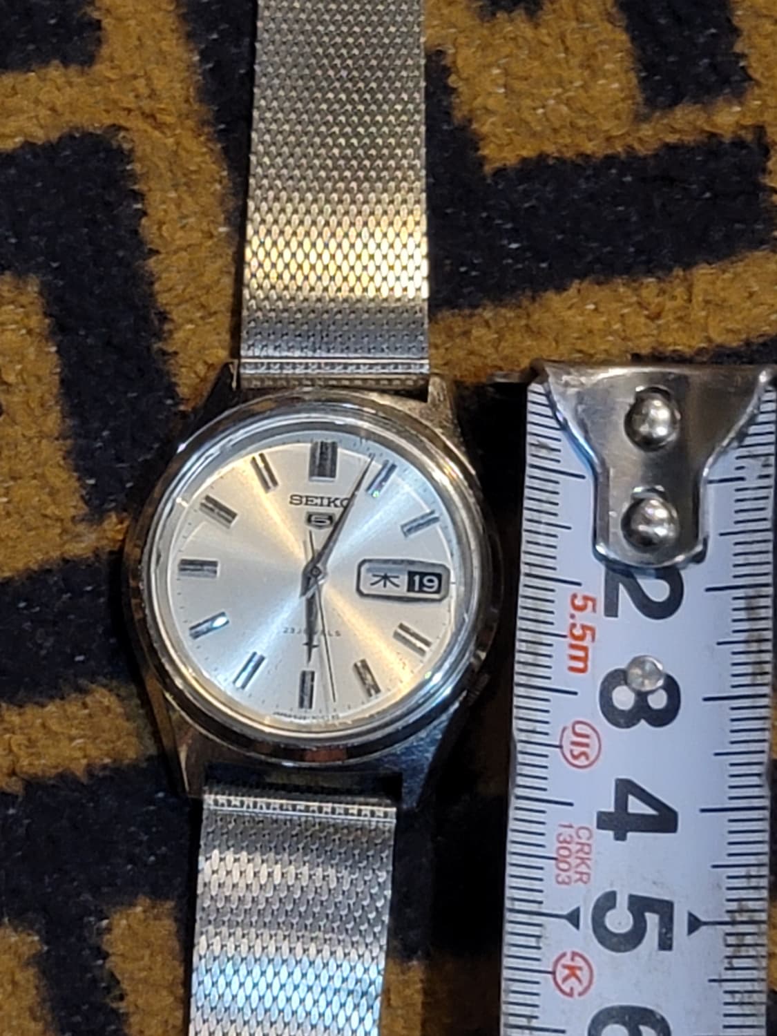 60's~ 세이코 5 빈티지 쿼츠 시계 상품이미지4