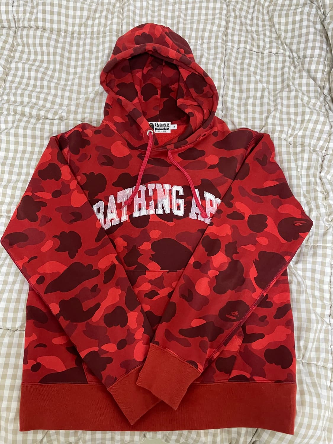 베이프 적계 카모 후드티 상품이미지1