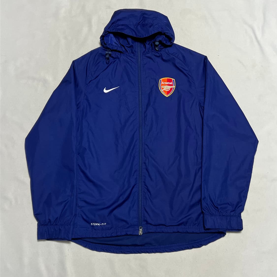L 나이키 아스날 스톰핏 네이비 후드 바람막이 상품이미지2