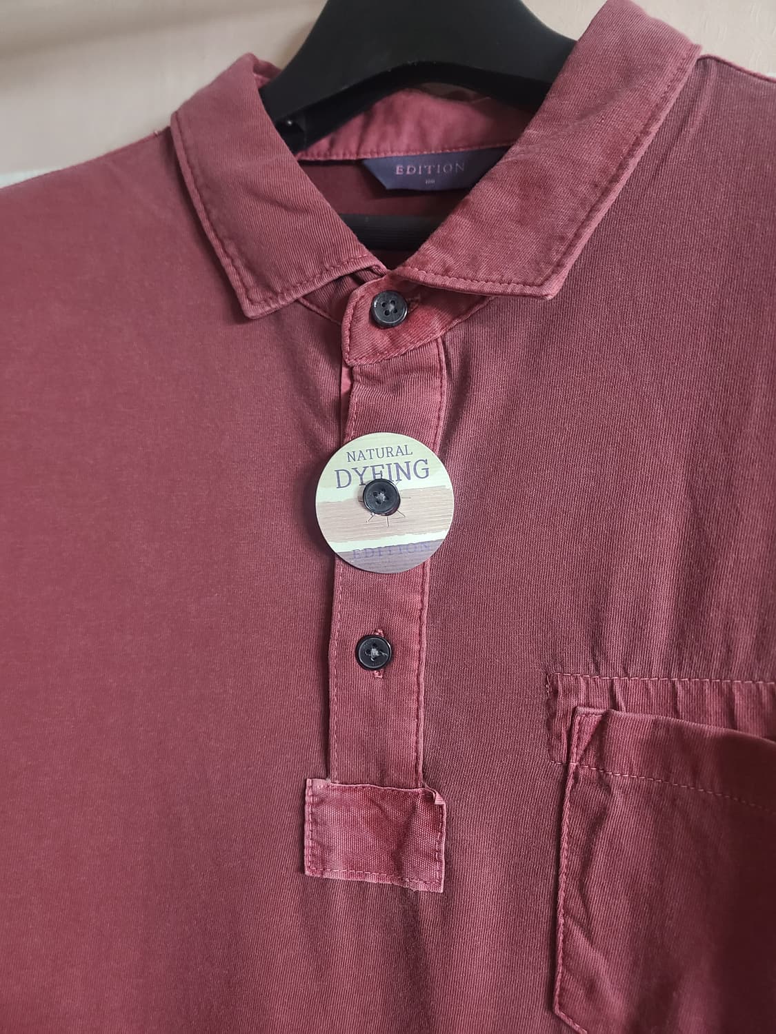 EDITION 남성용 가먼트다잉 티(100) 상품이미지4