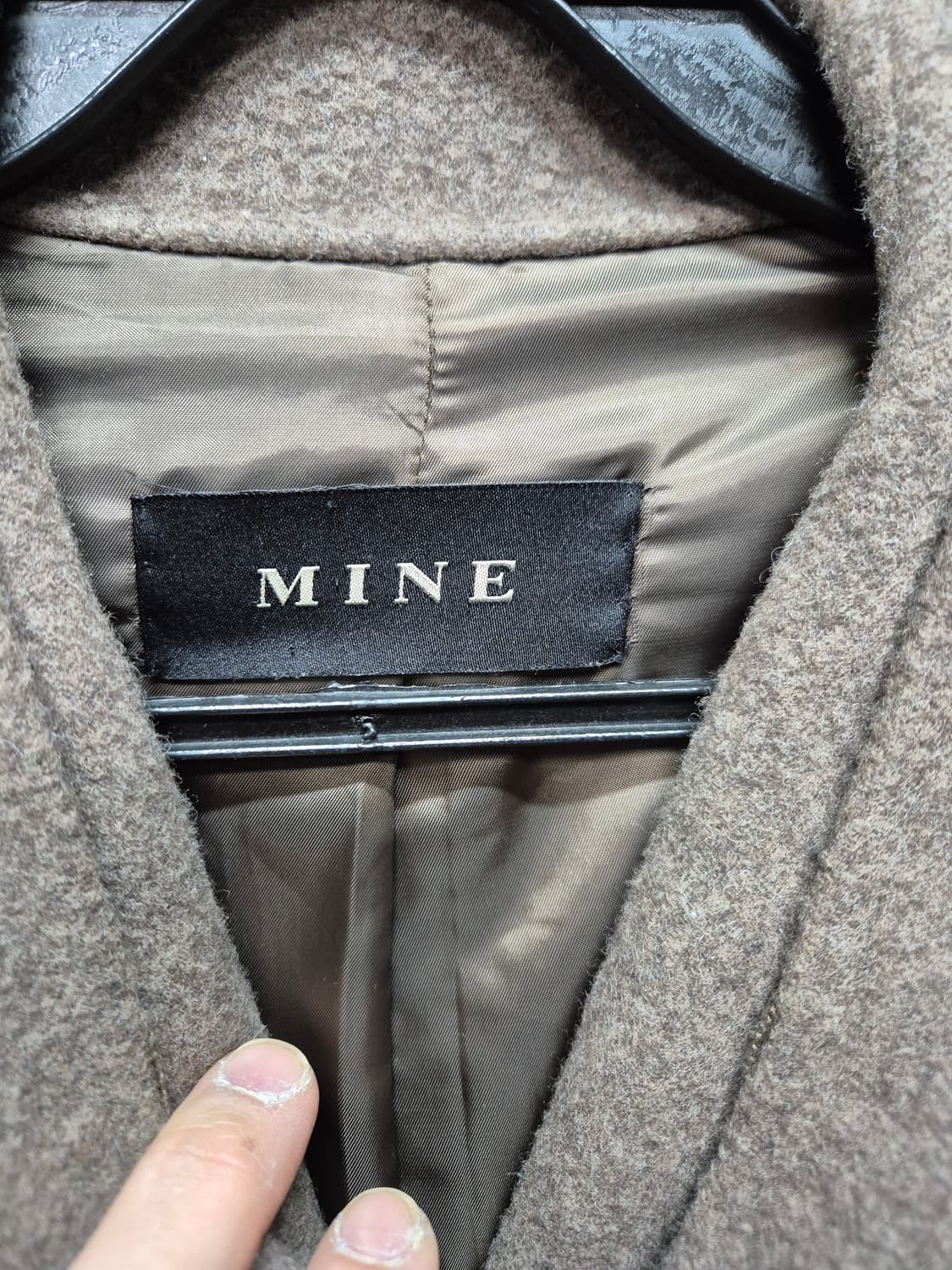 마인 후드 롱코트 상품이미지2