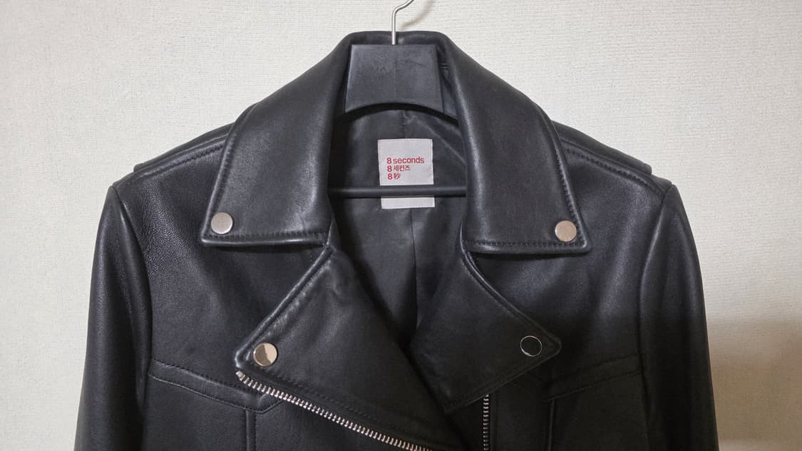 8세컨즈 양가죽 라이더 자켓 L사이즈 상품이미지6