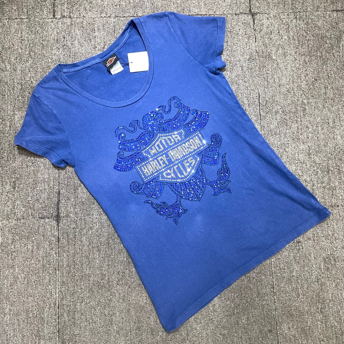  Harley Davidson 할리데이비슨 큐빅 반팔티   상품이미지3