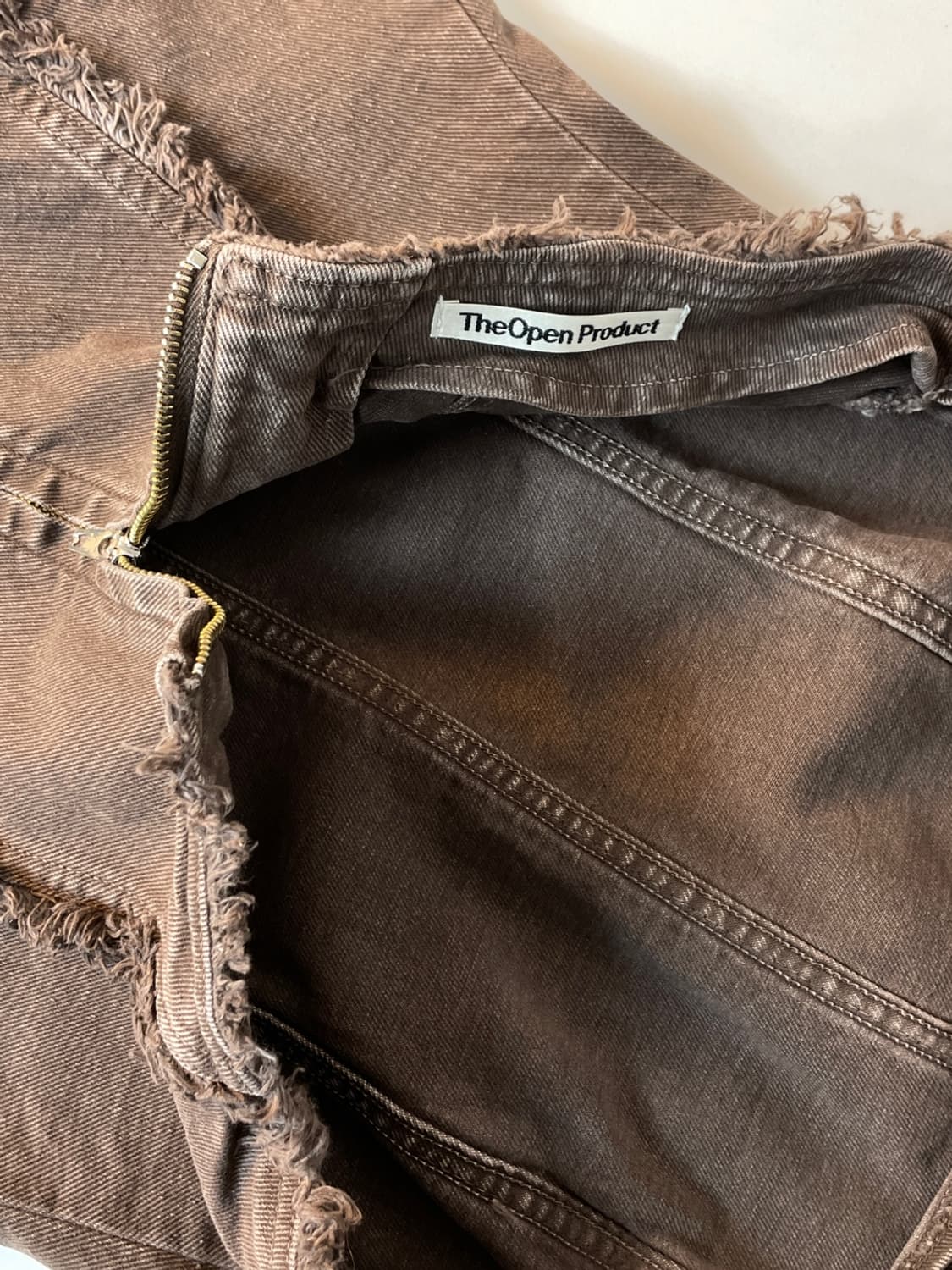 더오픈프로덕트 데님 튜브 탑 상품이미지5