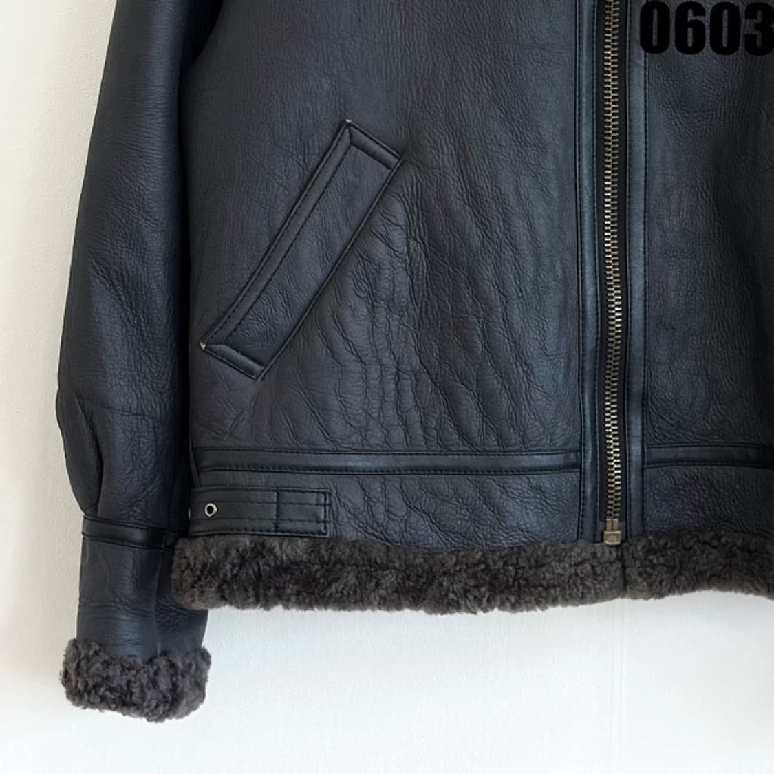 양가죽 B-3 플라이트 자켓 L 0603  상품이미지3