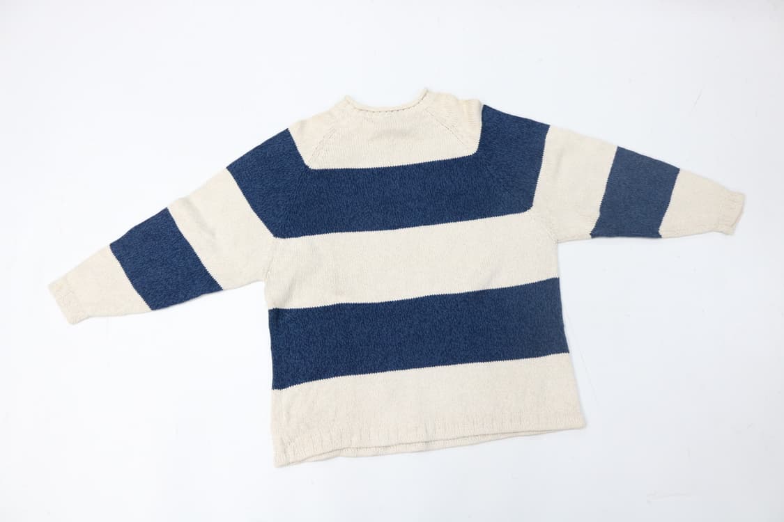 에디바우어 빈티지 굵은 스트라이프 코튼 니트 상품이미지6