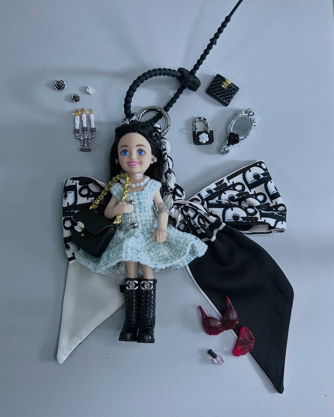 (7)바비키링 정품USA 마텔사 바비인형 커스텀키링 상품이미지1