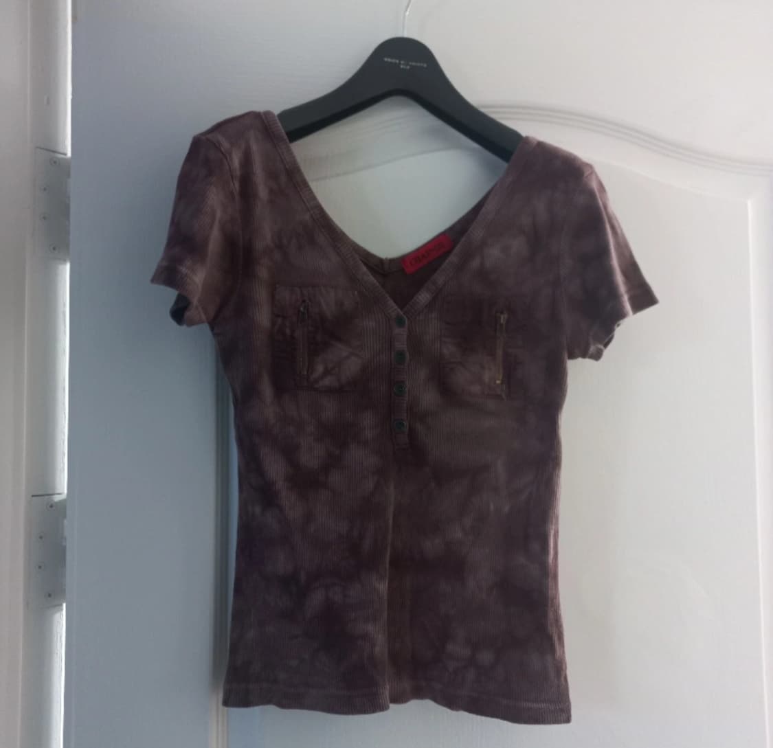 타이다이 골지 반팔 티 상품이미지1