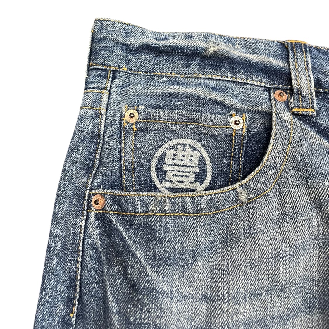 풍천상점 오리엔탈 그래픽 데님팬츠 상품이미지6