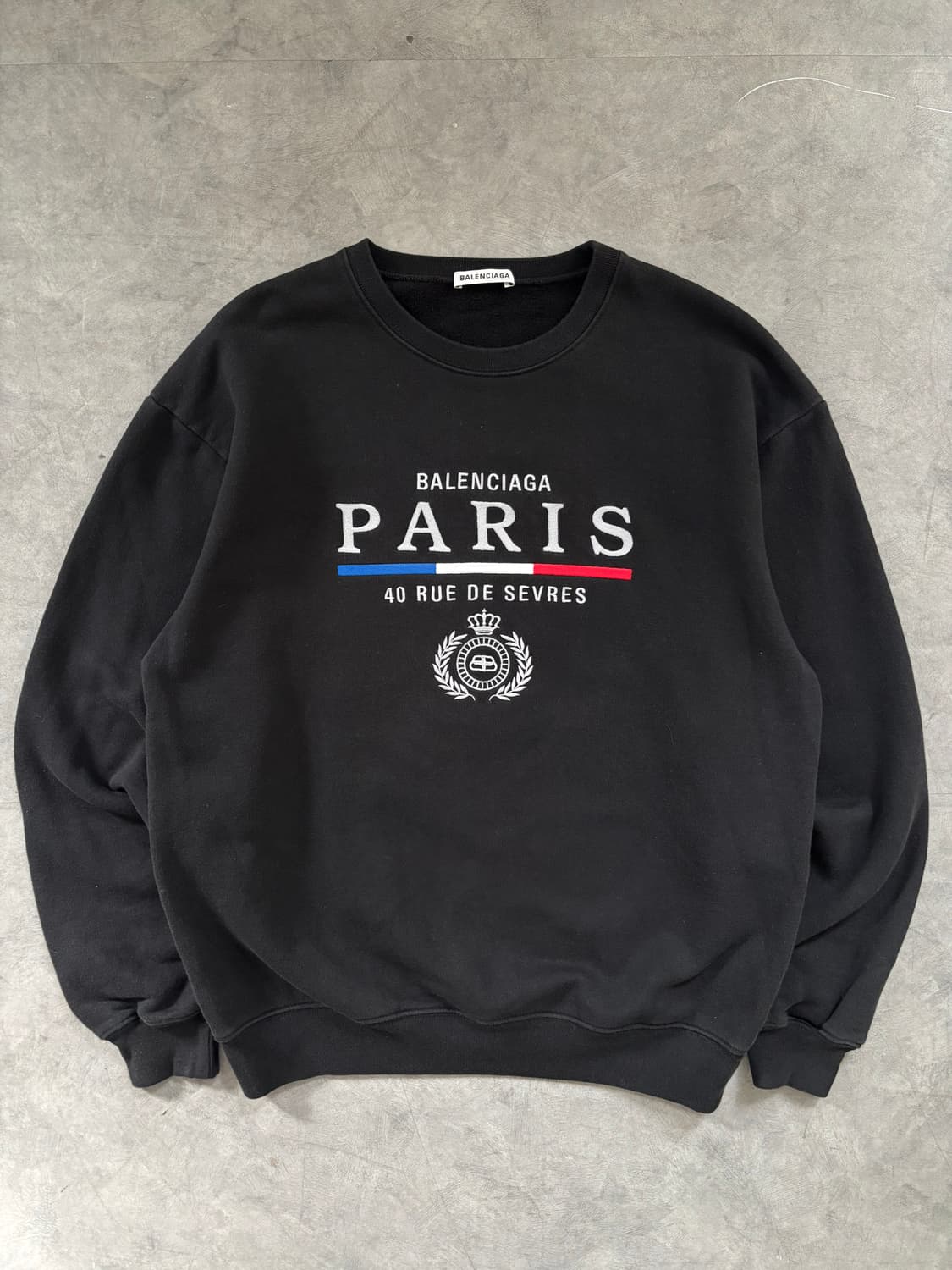 Balenciaga 발렌시아가 블랙 파리스 로고 맨투맨 상품이미지1