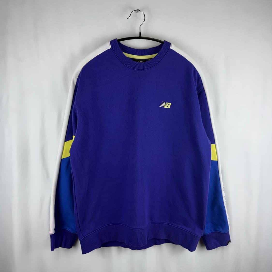 S) 뉴발란스 배색 맨투맨 퍼플 상품이미지2