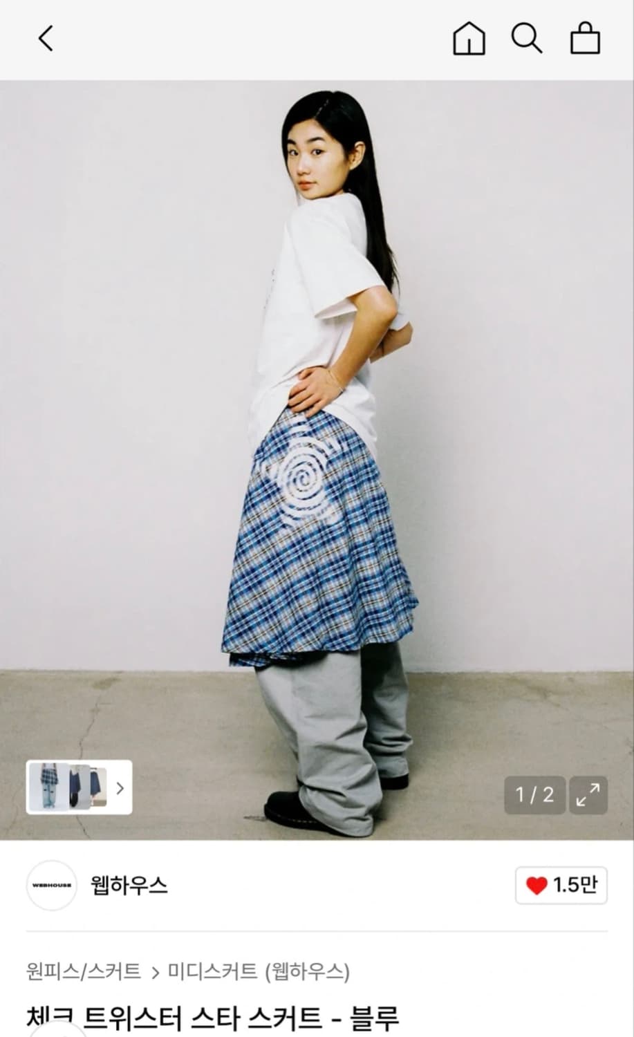 웹하우스 치마 상품이미지1