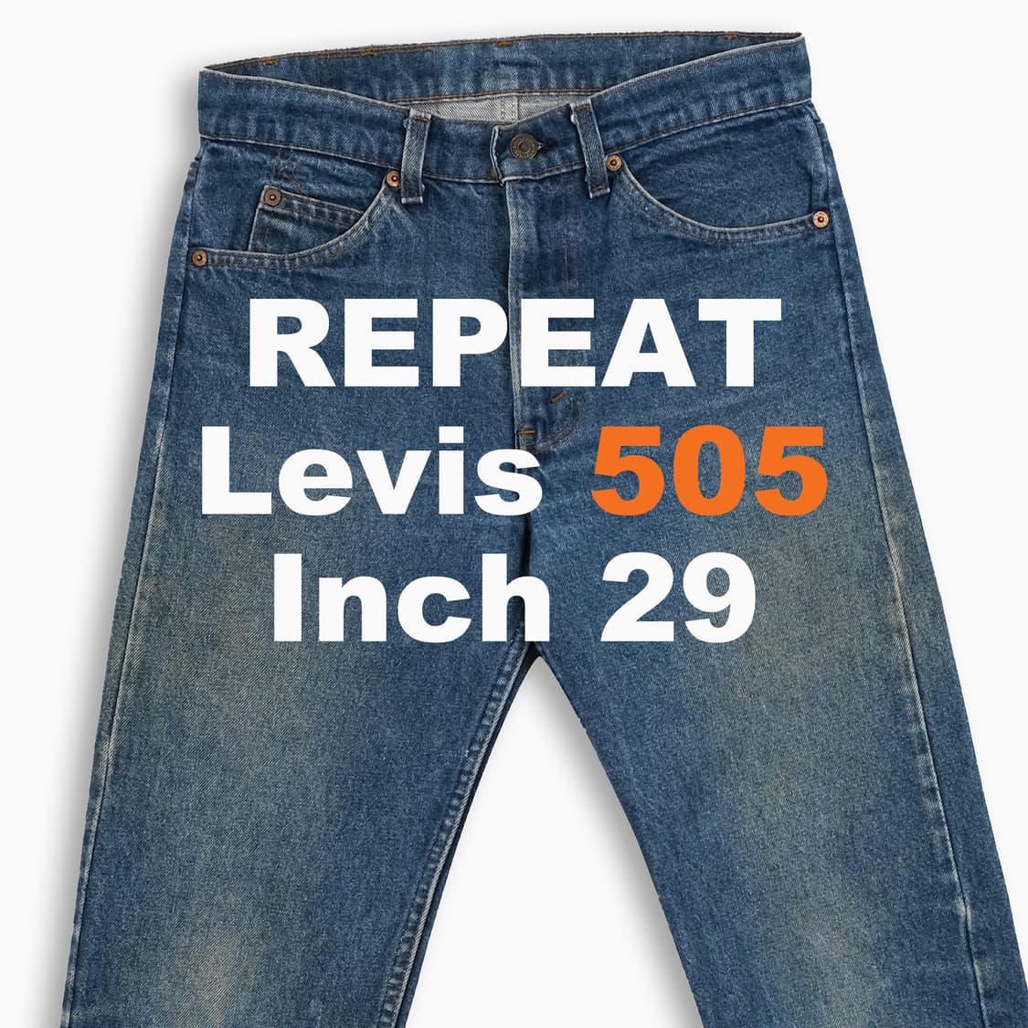 리바이스 505 오렌지탭 진청 80s USA 29인치 OR5053039 상품이미지1