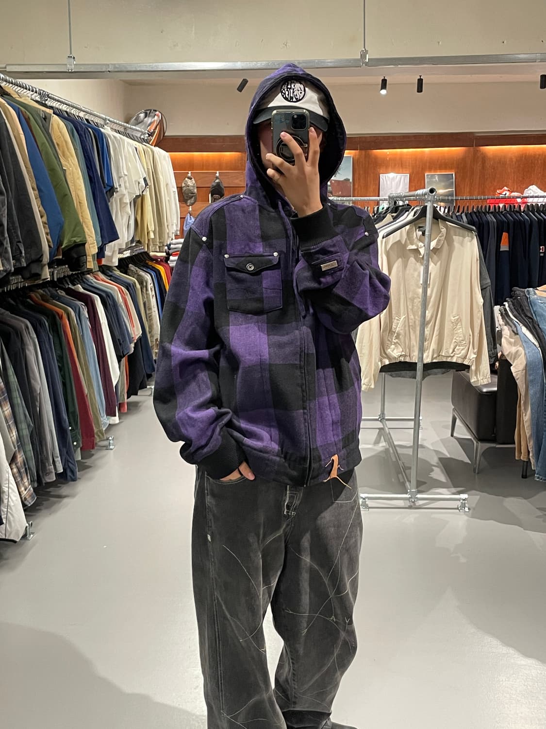 빈티지 울 셔츠 자켓   상품이미지4