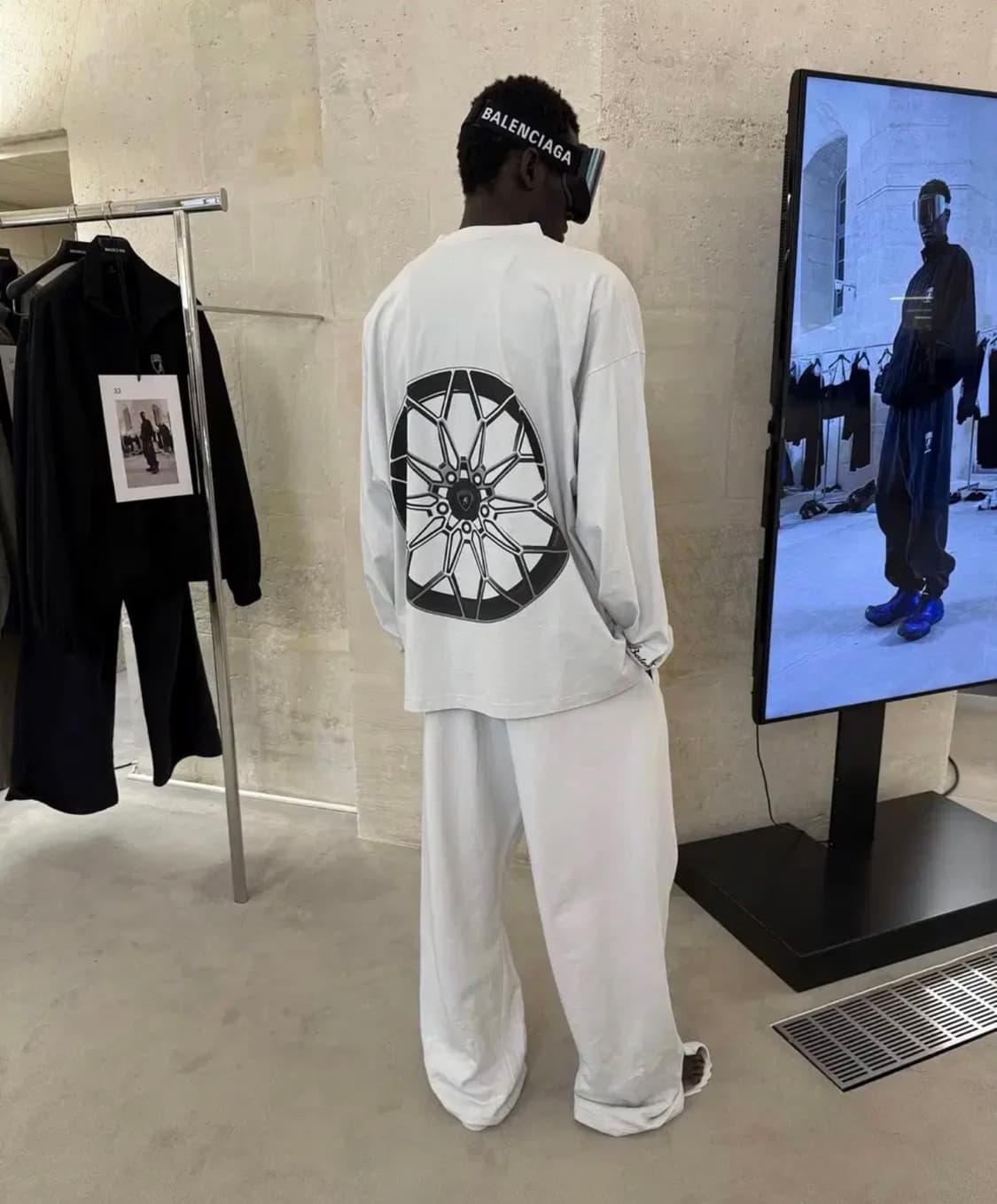 발렌시아가 람보르기니 오토모빌리 오버티 화이트 상품이미지3