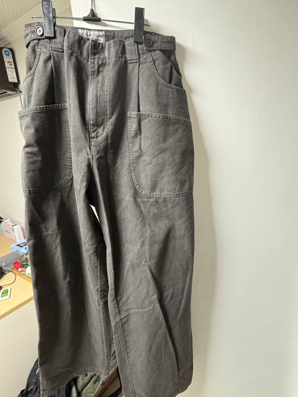 아트이프액츠 프렌치워크팬트 차콜m 상품이미지1