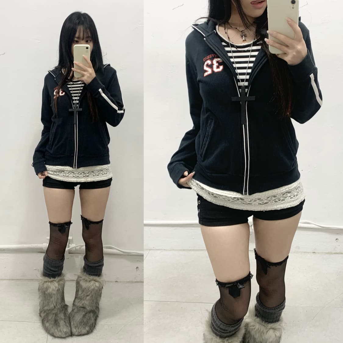 [CONVERSE] 컨버스 y2k 후드집업 상품이미지1