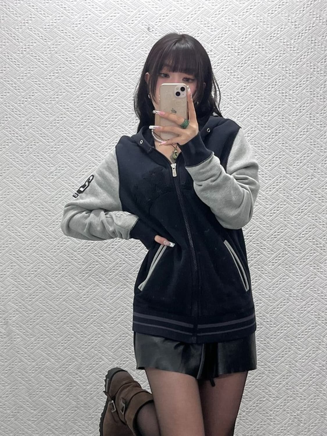 나이키 올드스쿨 스트릿 빈티지 캐주얼 배색 후드집업 M C11272 상품이미지2