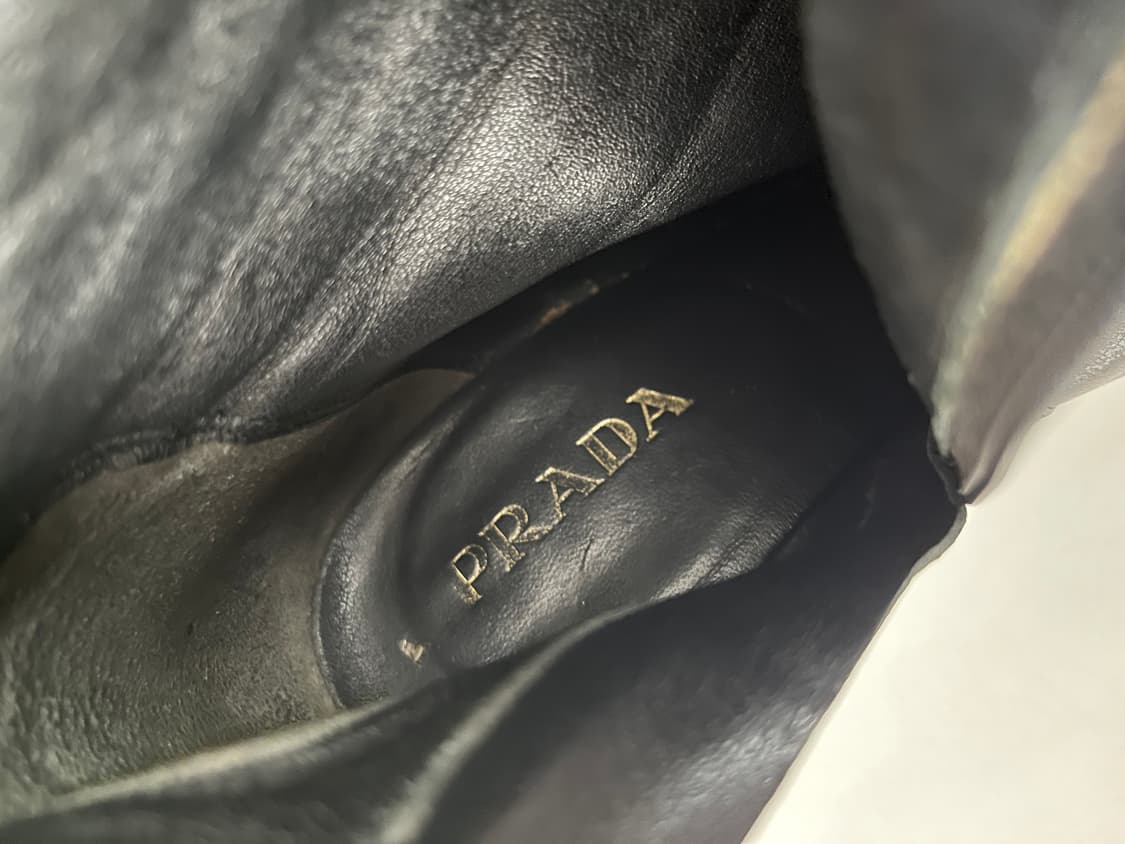 프라다 나파 레더 니하이 부츠 상품이미지9