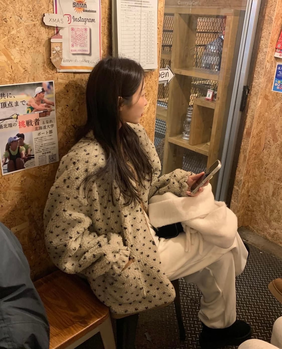 그랑블룸 리버시블 양털 자켓 상품이미지1