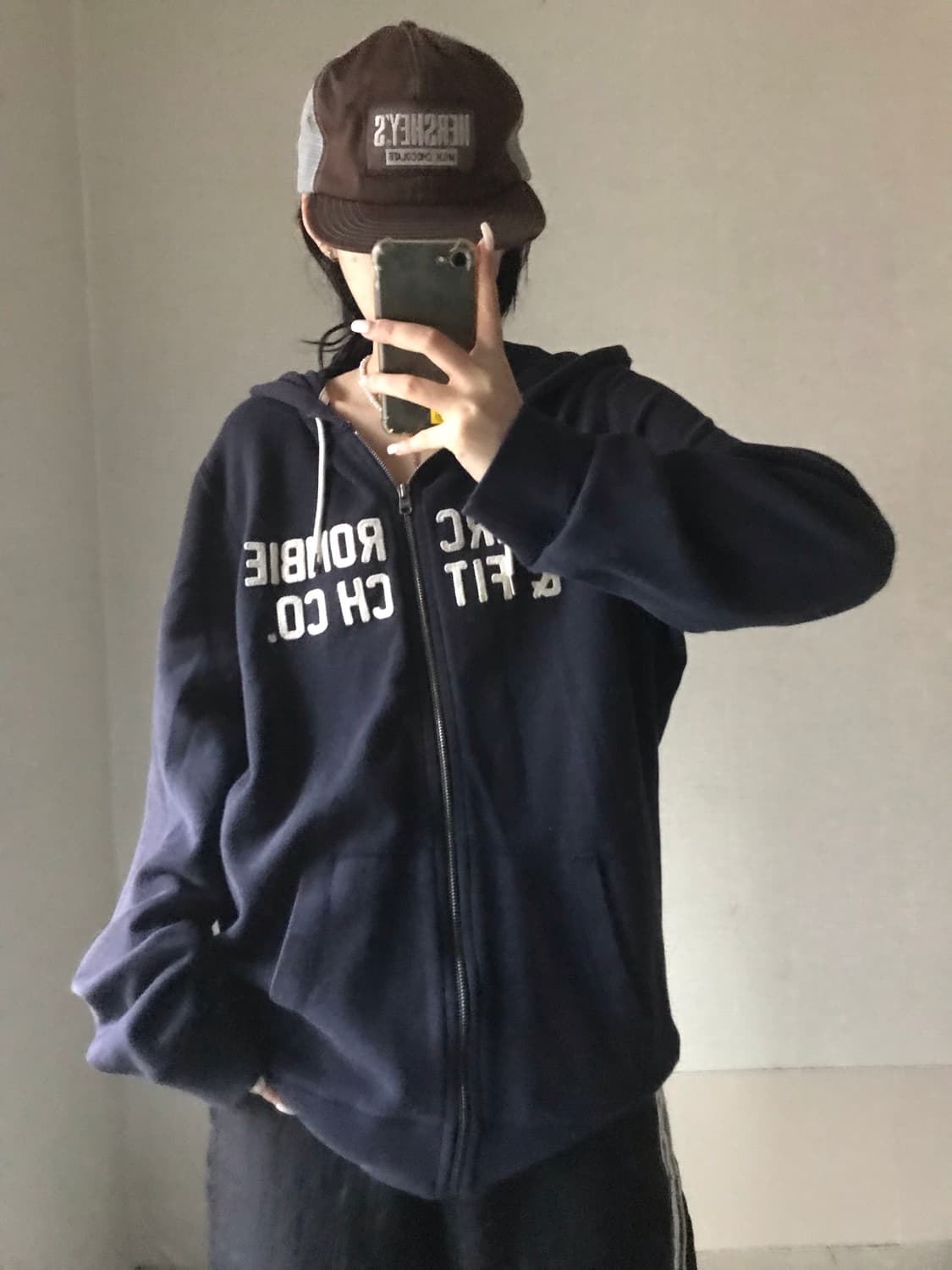 아베크롬비 네이비 후드집업 상품이미지4