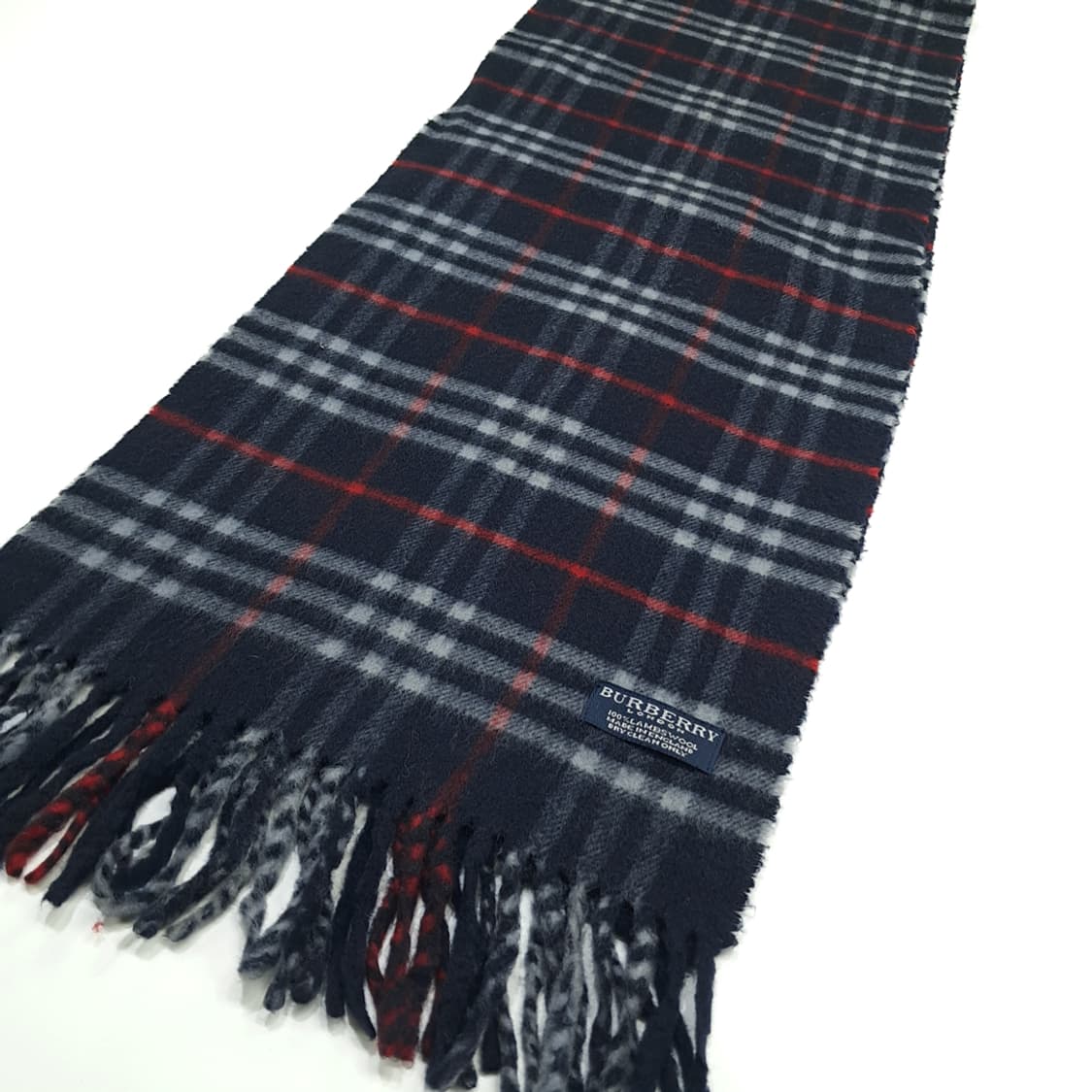MX309 버버리 블랙 노바체크 램스울 목도리 머플러 상품이미지2
