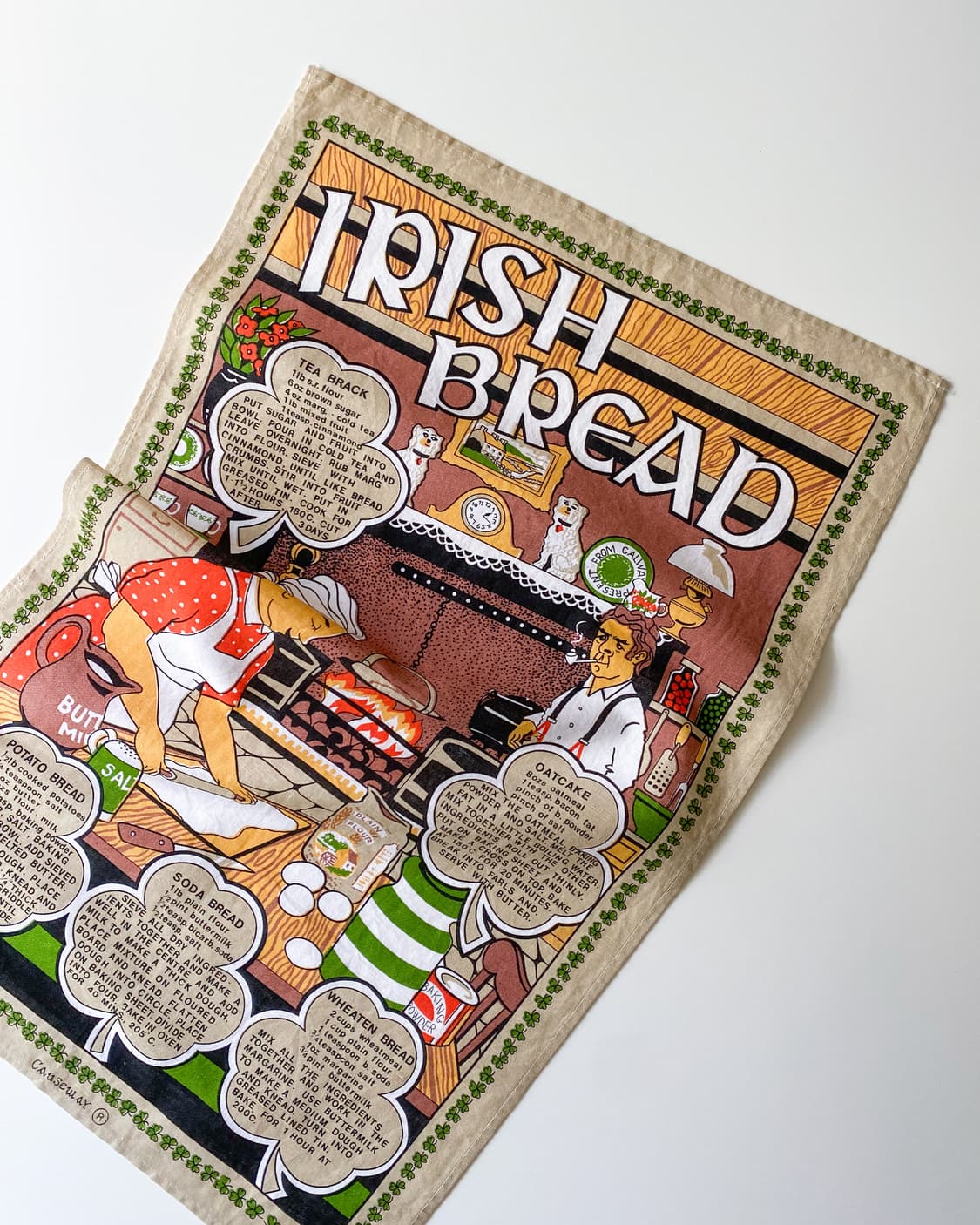 유럽 빈티지 패브릭 (IRISH BREAD) 상품이미지1