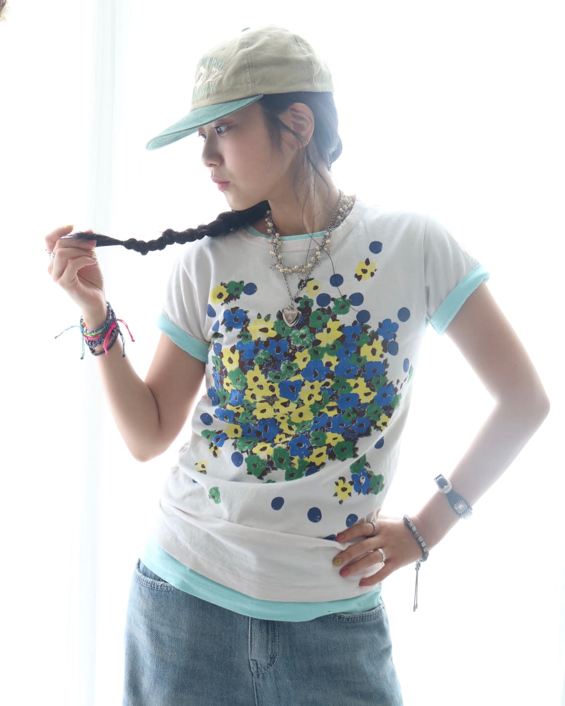[45rpm] Flower Graphic T-Shirt 상품이미지1