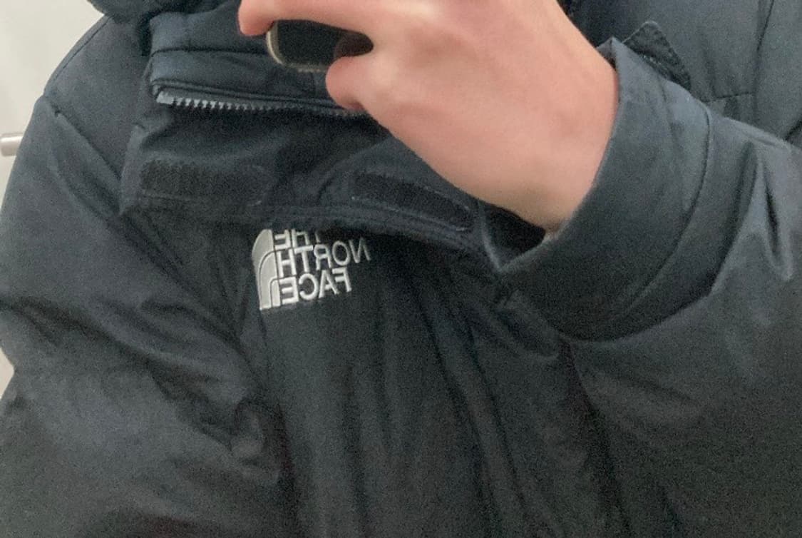 노스페이스 검정색 롱패딩 상품이미지1