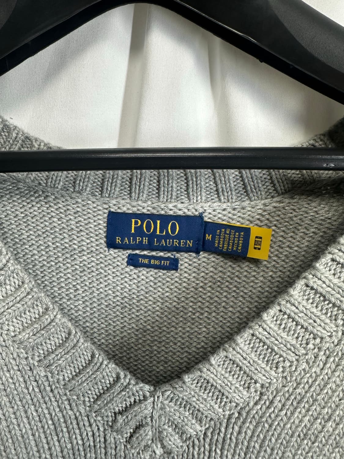 no.131 폴로 랄프로렌 그레이니트조끼 새상품 xxl 상품이미지4