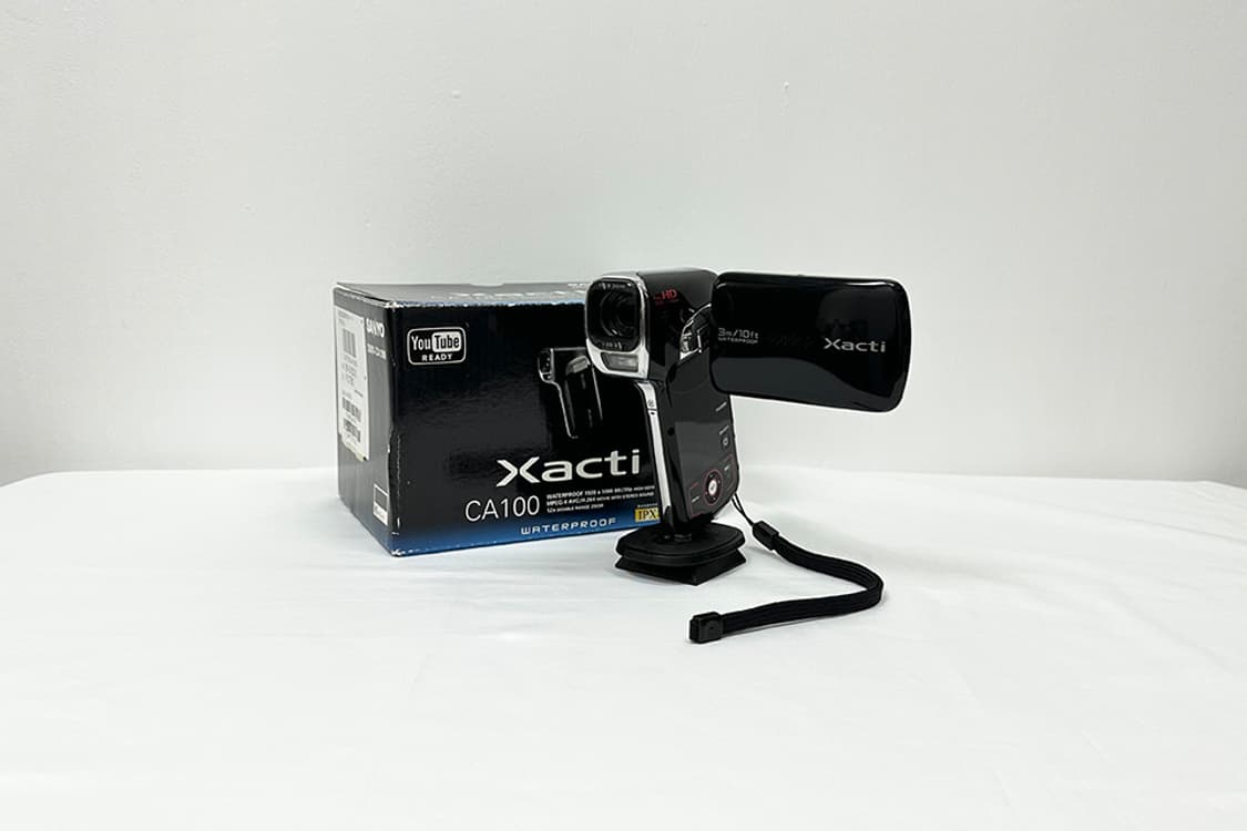 산요 작티 빈티지 캠코더 CA100 블랙 상품이미지1