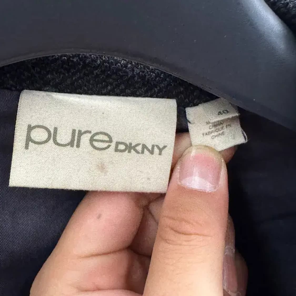 dkny 울자켓 차콜 40 상품이미지3