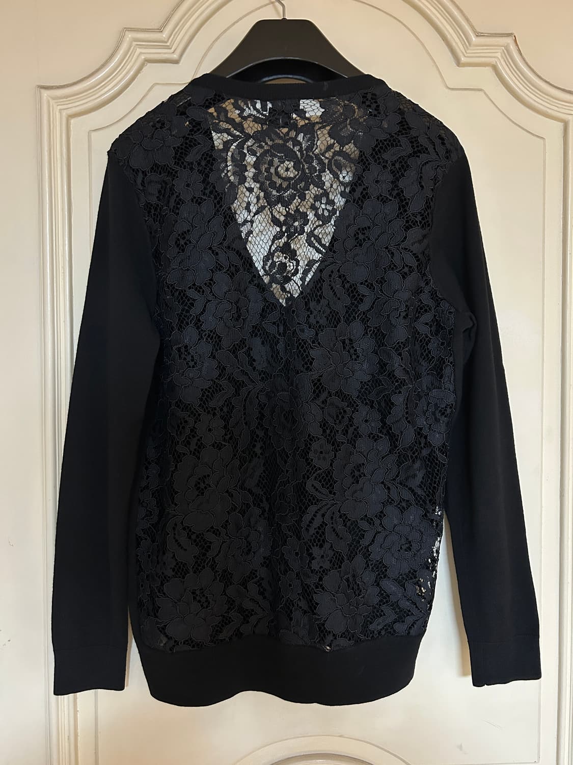 띠어리 레이스 시스루백 니트 상품이미지5