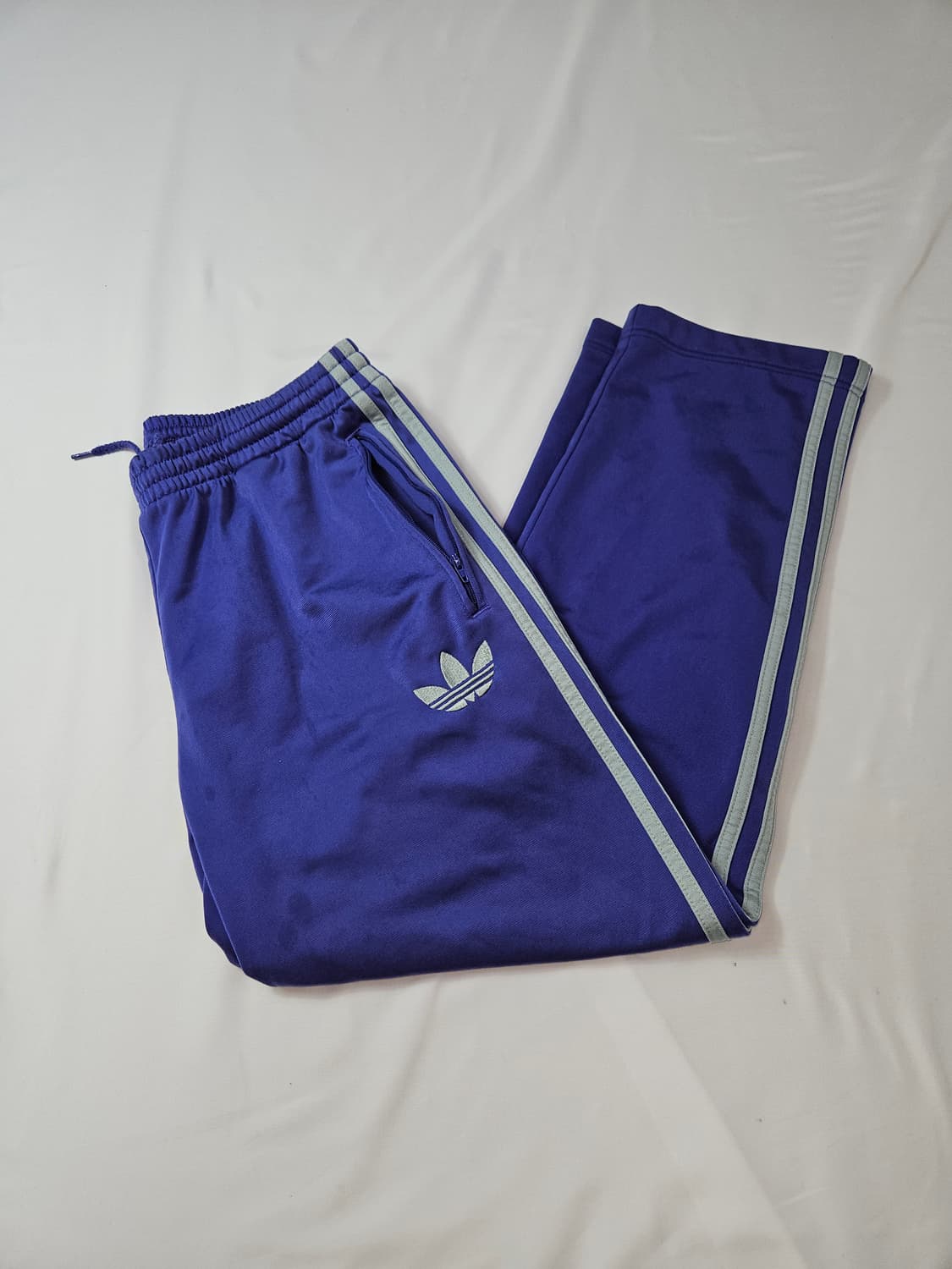 90s 아디다스 y2k 구파이어버드 트랙팬츠 희귀 블루베리 와이드핏 상품이미지1