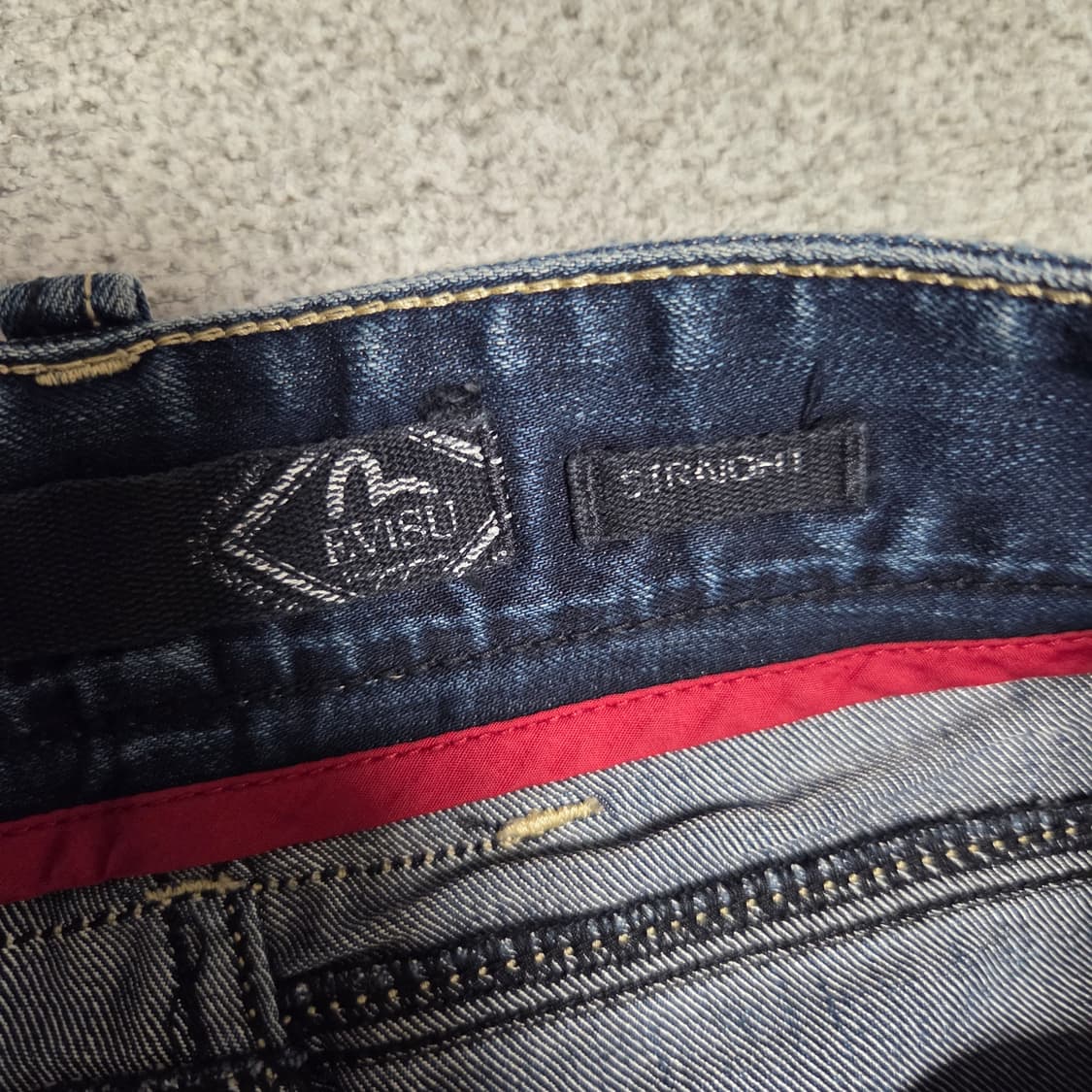 Evisu 빈티지 프린팅 데님팬츠 31-32 상품이미지5