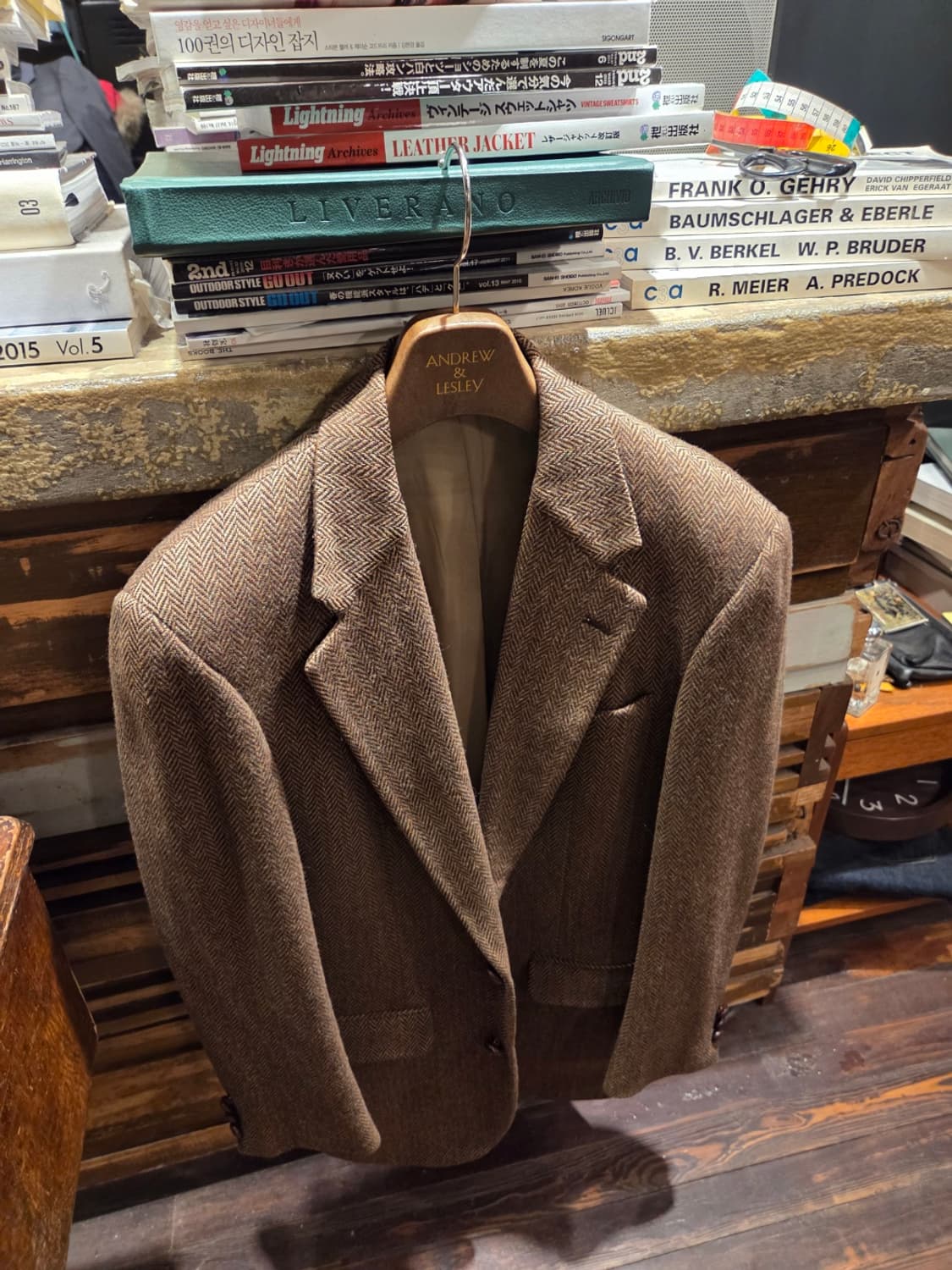 미국 유니온 메이드 브룩스 브라더스 트위드자켓  상품이미지2