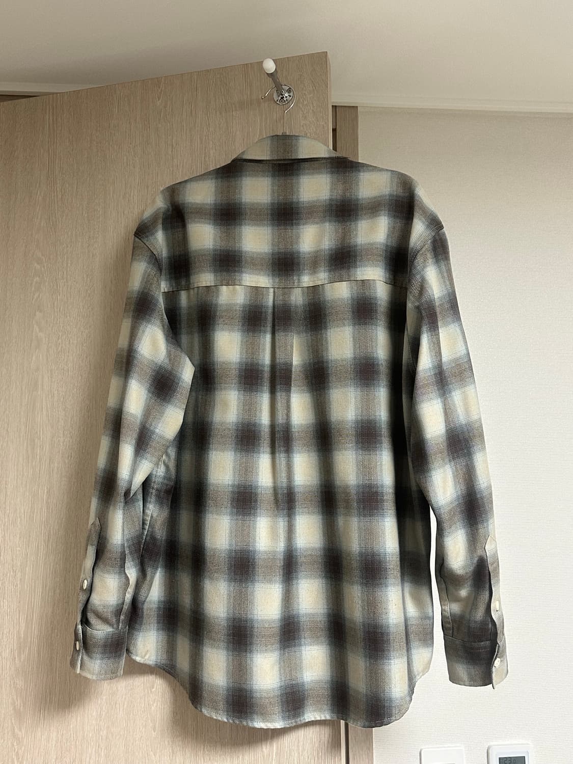 파브레가 모자이크 옴브레 체크 셔츠  상품이미지2