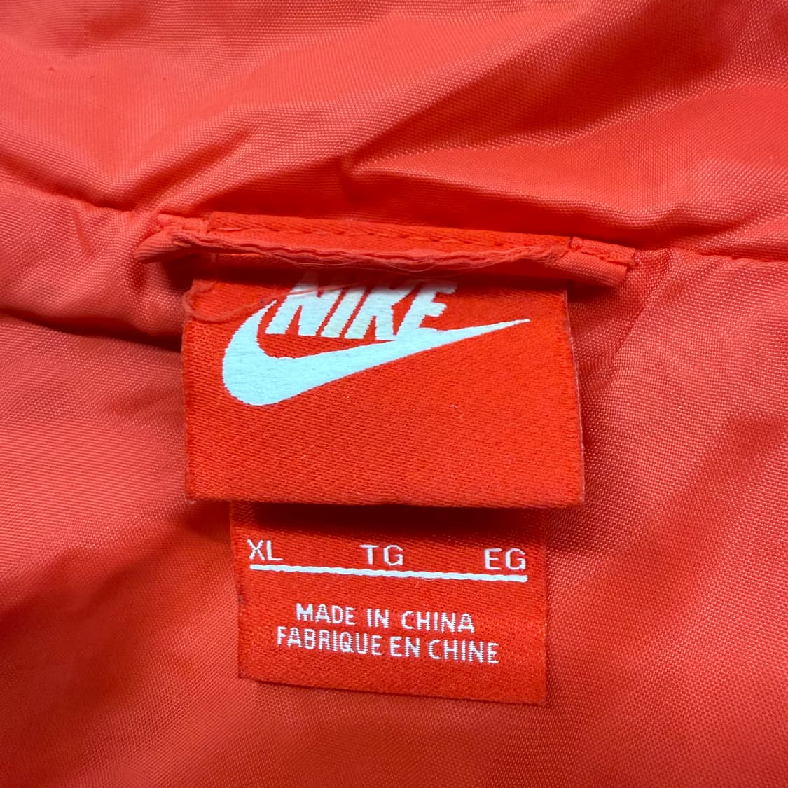[정품/XL] 나이키 바람막이 후드 레드 브라운 b18 상품이미지5